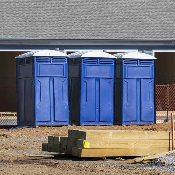 how can i report damages or issues with the portable restrooms during my rental period in Powder Springs